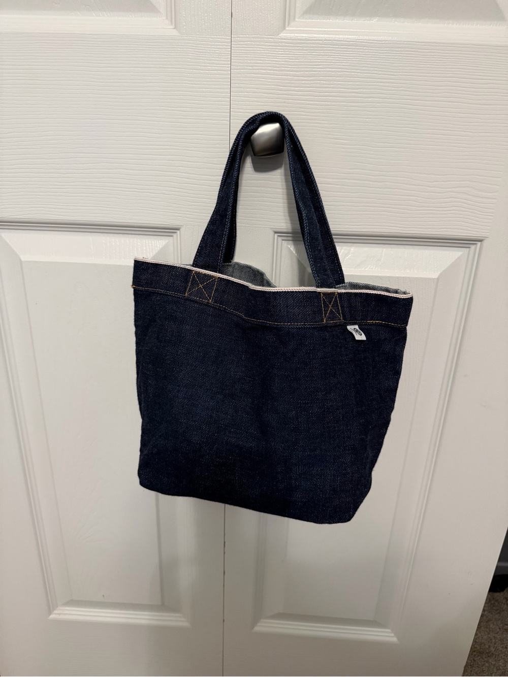 Momotaro Dark Navy Denim Tote Bag